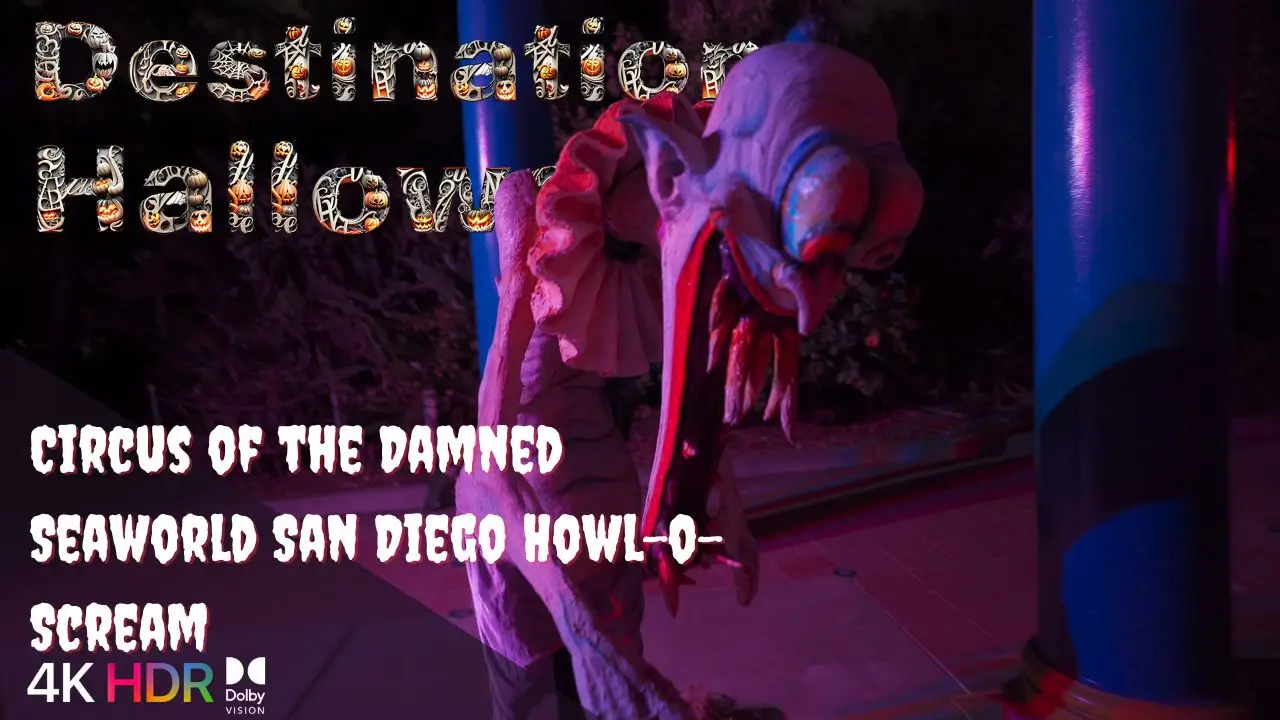 Circus of the Damned at Howl-o-Scream Seaworld 2023