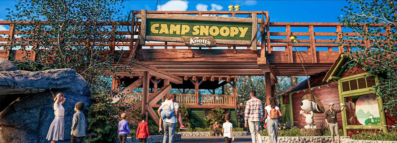 Reimagined Camp Snoopy Coming to Knott's Berry Farm