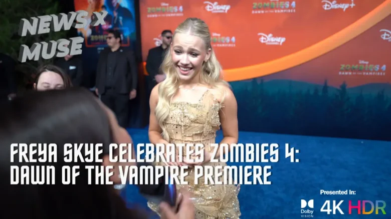 Freya Skye Celebrates Zombies 4: Dawn of the Vampire Premiere