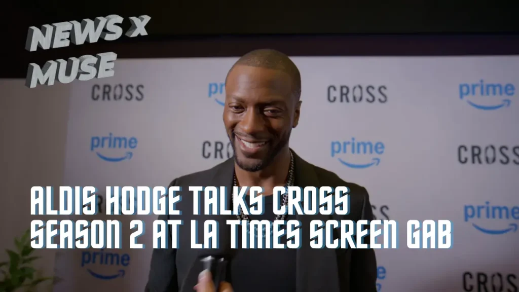 Aldis Hodge Talks CROSS Season 2 at LA Times Screen Grab