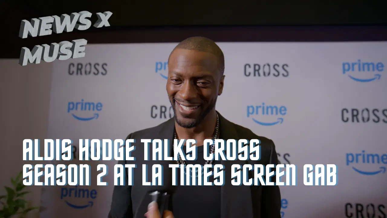 Aldis Hodge Talks CROSS Season 2 at LA Times Screen Grab